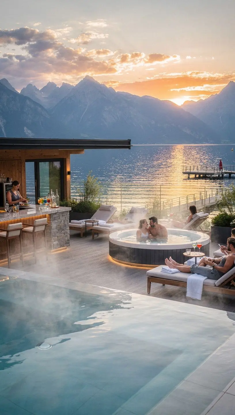 Charmantes Haus direkt am Ufer des Attersees mit Garten